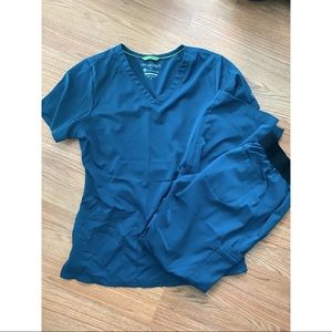 HH works by Healing Hands Scrub Top and Pants Set